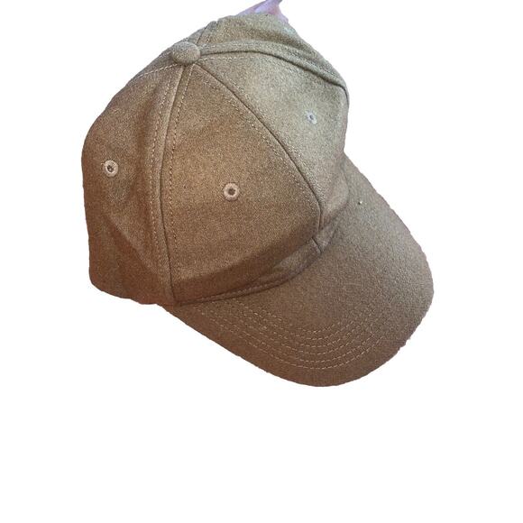 Brooks Brothers Men's Tan Wool Blend Logo Baseball Hat Size L/XL‎ - Picture 1 of 9